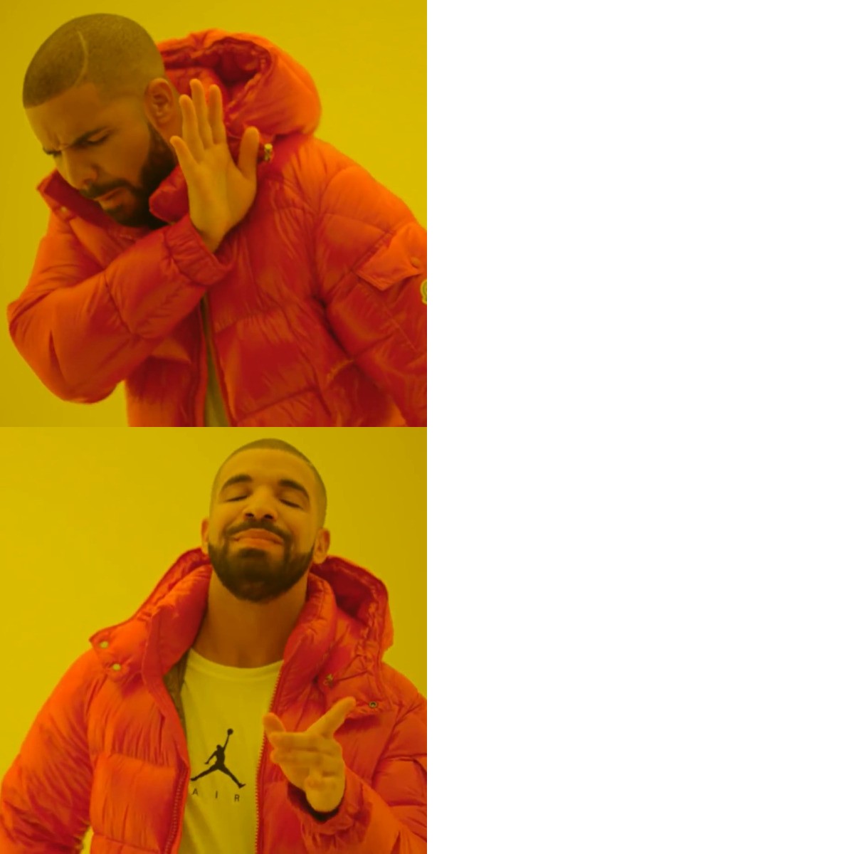 Drake Hotline Bling meme about Pair of Thieves