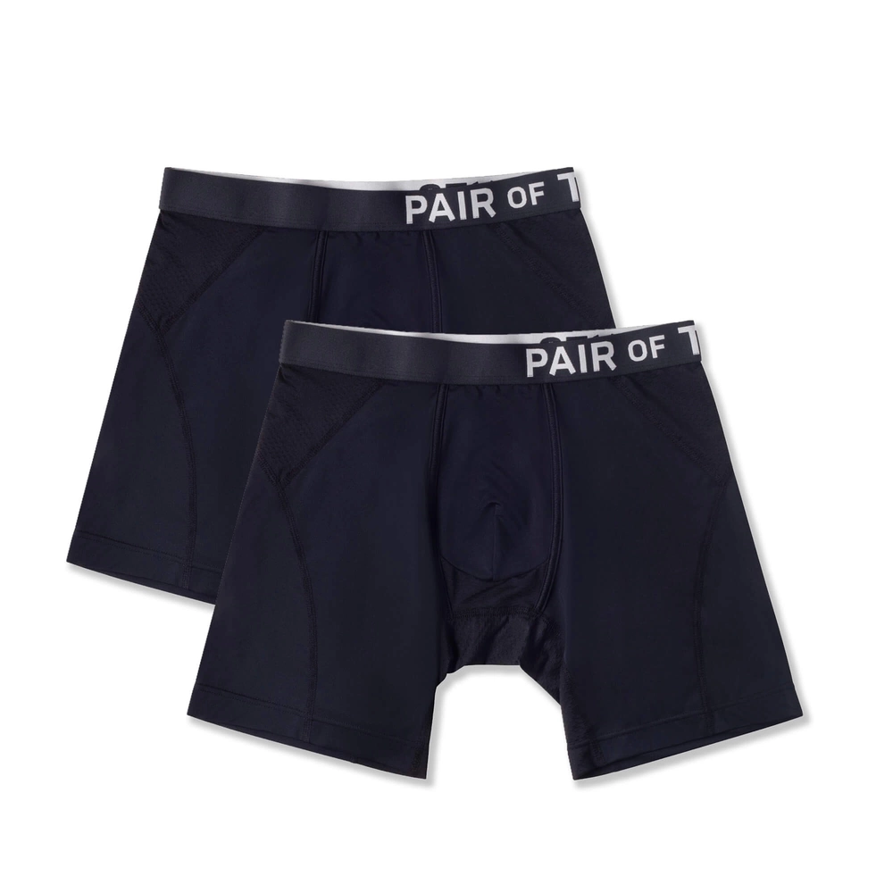SuperFit Sport Long Boxer Briefs, 2-Pack