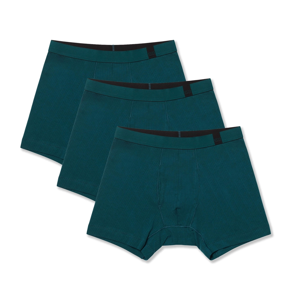 Superiair Boxer Briefs, 3-Pack, Dark Teal